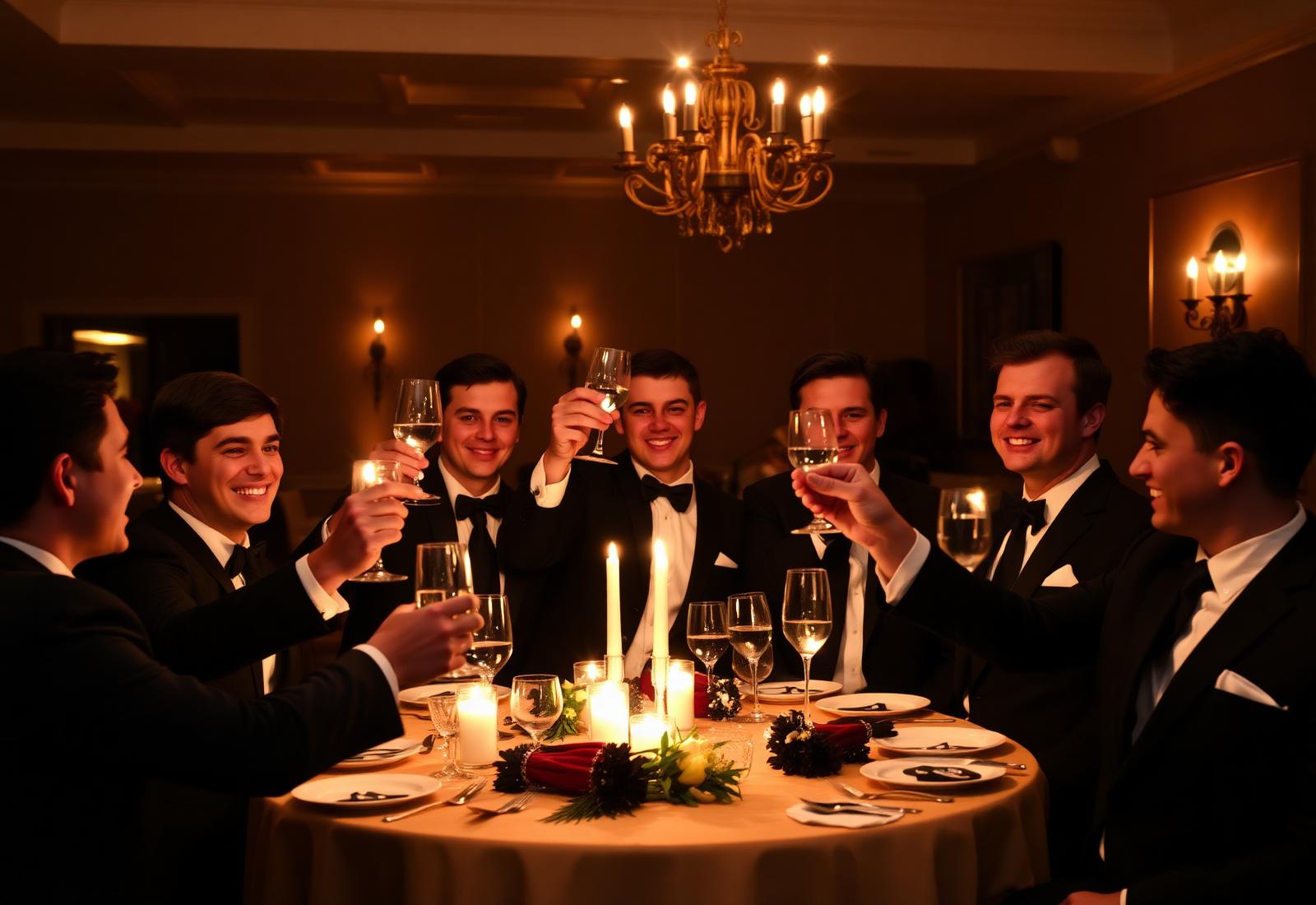 Fraternity formal toast